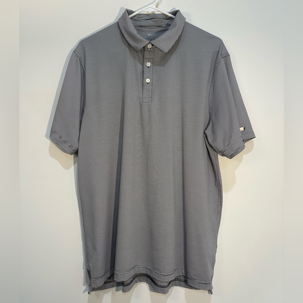 Nike Men’s Large Striped Dri-Fit Golf Polo